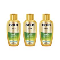 Shampoo Niely Gold 275ml Detox - Kit C/3un