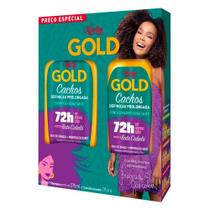 Shampoo Niely Gold Cachos Definição Prolongada 275ml e Condicionador Niely Gold Cachos Definição Prolongada 175ml