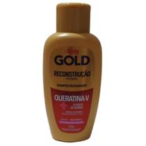 Shampoo Niely Gold Max Queratina-V + Extrato de Bambu Reconstrução Potente 275ml