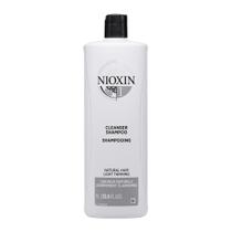 Shampoo Nioxin System 1 Limpador para cabelos naturais 1L Shampoo Nioxin System 1 Limpador para cabelos naturais 1L