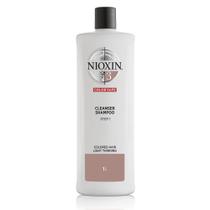 Shampoo Nioxin System 3 Cleanser para cabelos tingidos 1L