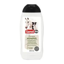 Shampoo Novapiel Para Cães e Gatos Sanol 250mL