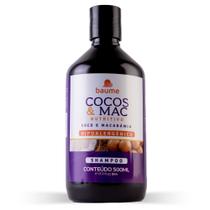Shampoo Nutritivo Cocos e Mac 500ml - Baume Shampoo Nutritivo Cocos e Mac 500ml - Baume