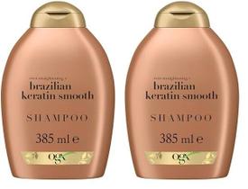 Shampoo OGX Brazilian Keratin Therapy Shiny Hair 384 ml (pacote com 2) Shampoo OGX Brazilian Keratin Therapy Shiny Hair 384 ml (pacote com 2)