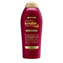 Shampoo OGX Frizz-Free + Óleo suavizante de queratina 750mL