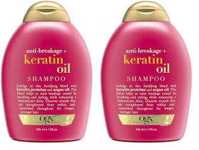 Shampoo OGX Organix Óleo de Queratina Antiquebra 385 ml (pacote com 2) Shampoo OGX Organix Óleo de Queratina Antiquebra 385 ml (pacote com 2)
