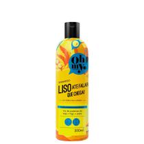 Shampoo Oh My Liso Até Falar Que Chega 300ml Alinhamento Instantâneo com Mix de Proteínas Vegetais