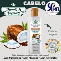 Shampoo Óleo Coco Virgem Anti-frizz Flores & Vegetais 310ml - Flores e Vegetais