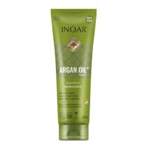 Shampoo Óleo de Argan Inoar 240ml Vegano Manteiga Cacau Hidratante Ouro Marroquino Regenerador Fios Brilhantes e Sedosos