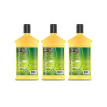 Shampoo Ouribel 1000ml Oleo de Ricinio - Kit C/3un