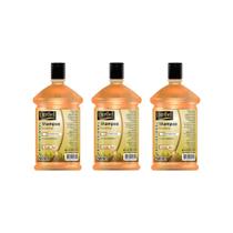 Shampoo Ouribel Keratina 500Ml - Kit C/3Un