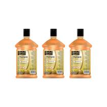 Shampoo Ouribel Keratina 500Ml - Kit C/3Un