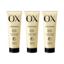 Shampoo Ox 240Ml Colageno - Kit Com 3Un