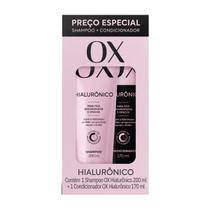 Shampoo Ox Hialurônico 200ml + Condicionador Ox Hialurônico 170ml Ox