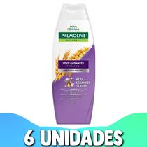 Shampoo Palmolive Naturals Lisos Radiantes 350ml Kit 6 Unidades