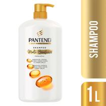Shampoo Pantene 1 Litro Multi Benefícios Para Todos Os Tipos De Cabelo Com 1 Litro