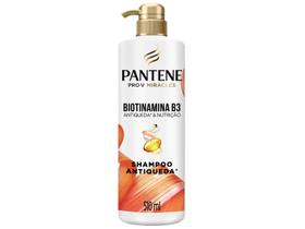 Shampoo Pantene Biotinamina B3 Antiqueda e Nutrição 510ml Shampoo Pantene Biotinamina B3 Antiqueda e Nutrição 510ml
