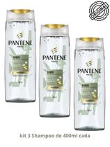 Shampoo Pantene KIT 3 Und Pro-v Bambu Nutre E Cresce 400ml Shampoo Pantene KIT 3 Und Pro-v Bambu Nutre E Cresce 400ml