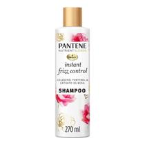 Shampoo Pantene Nutrient Blends Controle Instant Frizz Colágeno Pantenol e Extrato de Rosa 270ml