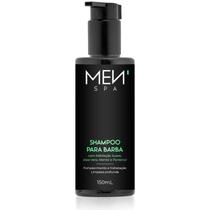 Shampoo Para Barba Esfoliante Limpeza Profunda 150Ml Menspa