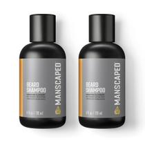 Shampoo para barba MANSCAPED UltraPremium com eucalipto, 120 ml, pacote com 2 unidades
