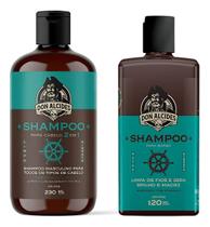 Shampoo Para Barba + Shampoo Cabelo Don Alcides Calico Jack Shampoo Para Barba + Shampoo Cabelo Don Alcides Calico Jack