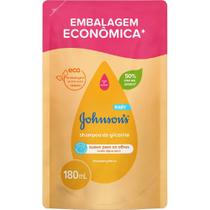 Shampoo para Bebê Refil JOHNSONS Baby de Glicerina 180ml Shampoo para Bebê Refil JOHNSONS Baby de Glicerina 180ml