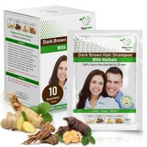 Shampoo para cabelo BIOGREEN ROOTS, sem amônia, marrom escuro, 250mL Shampoo para cabelo BIOGREEN ROOTS, sem amônia, marrom escuro, 250mL