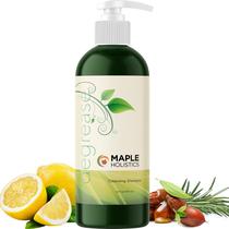 Shampoo para cabelos oleosos para cabelos oleosos - Shampoo clareador para cabelos oleosos e couro cabeludo seco, limpador para acúmulo de cabelo - Shampoo de limpeza profunda para couro cabeludo oleoso, tônico com óleos essenciais purificantes para o cuidado do cabelo