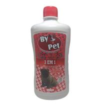 Shampoo para Cachorro Cães e Gatos Pet BY PET 3 EM 1 - 500ml - Banho e Tosa