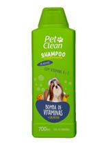 Shampoo para Cachorro e Gatos bomba de vitamina pet clean 700 ml