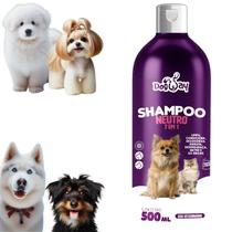 Shampoo Para Cachorro Pet Caes Neutro 7 em 1 500ml Oferta