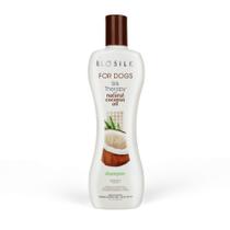 Shampoo para cães BioSilk Silk Therapy com óleo de coco 355 ml EUA Shampoo para cães BioSilk Silk Therapy com óleo de coco 355 ml EUA