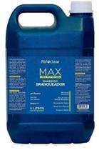 Shampoo para cães e cachorros MAX PetClean Branqueador Concentrado uso Profissional 5L