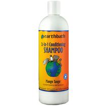 Shampoo para Cães Earthbath Mango Tango 2 em 1 com Condicionador 470ml
