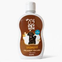 Shampoo para Cães Gatos de Pelagem Escura Petside 500ml