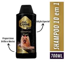 SHAMPOO PARA CÃES PROCANINE 10 EM 1 700ml BRILHO, MACIEZ E CUIDADO PROFISSIONAL EM UMA SÓ FORMULA.