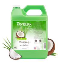 Shampoo para cães TropicLean, desodorizante de aloe e coco 3,78 L
