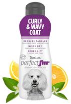 Shampoo para cães TropicLean Perfect Fur Detangling 480 ml para peles encaracoladas e onduladas