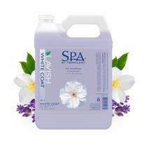 Shampoo para cães TropicLean SPA Lavish Whitening 3,78 L para casacos brancos