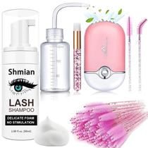 Shampoo para cílios Shmian Lash Extensions 50mL + 50 pincéis