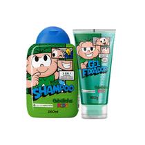 Shampoo para criança Sabonete Condicionador + Gel Infantil Cebolinha da Turma da Mônica