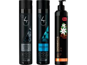Shampoo Pelagem Escura 250ml+ Cond. 250ml + Máscara Tratamento 10 230g - Ibasa