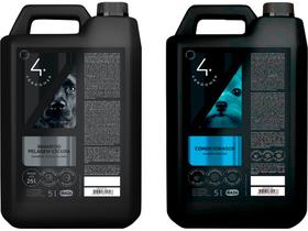 Shampoo Pelagem Escura 5 L + Condicionador Uso Profissional 5 L - Ibasa