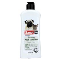 Shampoo pele sensivel 500ml sanol dog