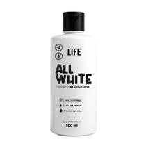 Shampoo Pelos Claros ALL WHITE Life gôndola 500ml Shampoo Pelos Claros ALL WHITE Life gôndola 500ml