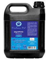 Shampoo Pet Cães E Gatos 5 Litros Concentrado Freshness Pet Fragrância Branqueador