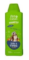 Shampoo Pet Clean Bomba De Vitamina Cães Cachorros Pet 700Ml