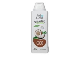 Shampoo Pet Clean PetClean Coco Cães Cachorros Pet 700ml