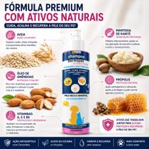 Shampoo Pet com Clorexidina 2% Coceira, Seborreia e Irritação + Aveia e Karité Cães e Gatos